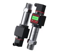 SS304 Pressure Transmitter 0-1bar 0-10bar 0-20bar to 4-20mA 0-10V 0-5V G1/4 LCD Display Digital Pressure Sensor Transmitter(0-10V output,-0.1 to 1Mpa)