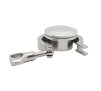 SS304 SS316L Stainless Steel Sanitary Pipe Fitting Set 1.5" OD 38mm Clamp 50.5mm Weld Ferrule+End Cap+Tri Clamp+Silicon Gasket(K50.5X25MM 261g,SS304)
