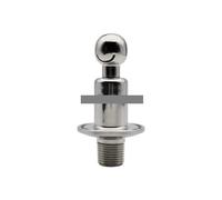 SS304 Stainless Steel CIP Cleaning Rotating Spray Ball 1.5" Tri Clamp x 1/2" NPT External Thread CBQZCHWDKT