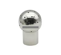SS304 Stainless Steel CIP Fixed Spray Ball Head 1-1/4" BSPT Female Thread Tank Cleaning Nozzle 360°Rotary Washing HZZGMANCAJ