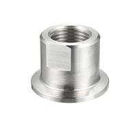 SS304 Stainless Steel KF16 KF25 Vacuum Fitting, BSP Male Thread Adapter for Vacuum System Connection(KF-25,1/2")