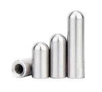 SS304 Stainless Steel Round Head Parallel Pins Internal Thread Dowel Pins 4mm 5mm 6mm 8mm for Industrial Machinery Furniture Alignment Fastening Hardware (100,Φ4 x 50mm - M3)