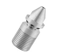 SS304 Stainless Steel Sewer Jetter Nozzle Sewer Cleaning Nozzle, Jetter Washer Drain Male Thread Pressure Drain, 3/8BSP