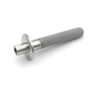 SS316L Carbonation Stone, 1/4" NPT Female & Tri Clamp, 2μm Filter, 50.5mm, Gas Oxygen Inlet for Beer Homebrew, 1 Piece - Superior Corrosion Resistance(8 inch)