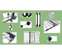 SS5259 Universal Dog Guard Car Headrest Mesh Grill Pet Safety Adjustable Barrier