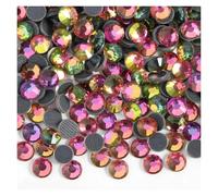 SS6-SS30 Crystal Stones HotFix Rhinestone Glitter Strass Iron On for Garment Clothing Dress for DIY Manicure Face Art(Rainbow,Mixed SS6-30 -20g)