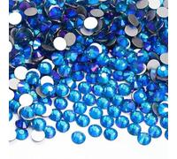 SS6-SS30 Glass Rhinestones Super Bright Crystal AB Non-hotfix Flatback Glue On 3D Stones for DIY Nail Art-Indicolite AB-SS6-1440Pcs