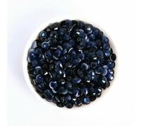 SS6-SS30 Hotfix Glass Flatback Rhinestone Multi Color Blue Glitter Round Stones Iron On Rhinestones for Clothes Decoration-Montana-SS10-1440Pcs-As Shown