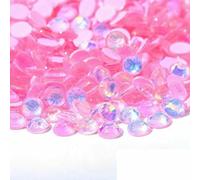 ss6-ss30Glitter Crystal Mocha Opal Non Hotfix Rhinestones Flatback Strass стразы Nails Crystals Diamond for Nail Art Nail Charms-Light pink-ss30-288pcs