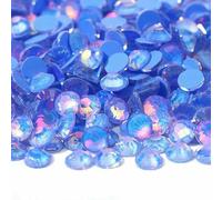 ss6-ss30Glitter Crystal Mocha Opal Non Hotfix Rhinestones Flatback Strass стразы Nails Crystals Diamond for Nail Art Nail Charms-Dark Blue-ss8-1440pcs