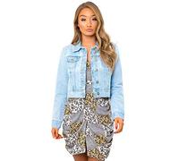 SS7 Womens Denim Jacket in Bleach Blue
