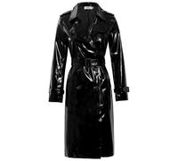 SS7 Womens Maxi Trench Coat Vinyl
