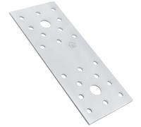 SS8® 1 x 140x55x2.5mm Flat Bracket Metal Joining Plate Steel Brackets Fixing Sleeper Fence Timber Heavy Duty Galvanised