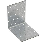 SS8® 20 x Angle Brackets Corner Bracket Metal L Plate Heavy Duty Steel 80x80x100mm