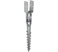 SS8 90mm / 685mm Fence Spike Ground Support Screw Anchor Heavy Duty Brackets Post Repair And Support