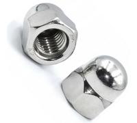 SS8 Acorn Nuts M12 Dome Stainless Steel Hex Cap Pack Of: 10 Domed Nuts Rust Resistant Hexagon Nut Cap Din 1587 A2
