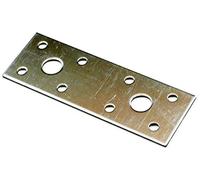 SS8 LP1 100x35 x2.5mm Flat Connecting Joining Plate Galvanised Heavy Duty Bracket Steel Sheet Timber Quality