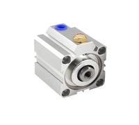 SSA20 25 32 40 50 63 Compact Single-Acting Pneumatic Air Cylinder 5/10/20/30/40/50/60/70/80/90/100mm Stroke(Stroke 35mm,SSA40 (Bore 40mm))