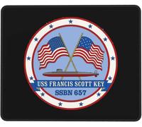 Ssbn-657 Uss Francis Scott Key Mouse Mat Soft Mousemat Comfortable Mousepad For Home Work Computer 25X30Cm