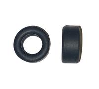 SSC 10 Tyres for Slot Cars, 9.5mm Wide Super Grip Replacement Slick Tyres Set, Spare Accessories, Compatible for Scalextric Corvette, Ford GT40 Slicks