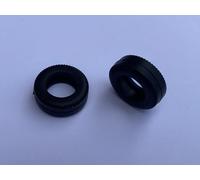 SSC 2 Front Wheels Tyres for Scalextric Slot Cars, Super Grip Slick Replacement Tyres Spare Accessory, Compatible with C75, C94 & 190 SL FJ Mercedes, Body Fixing Tyre Set
