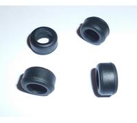 SSC 4 Tyres for Slot Cars, 9mm Wide Super Grip Small Slick Tyres, Replacement Spare Tyres Accessory, Compatible for Scalextric Metro, Mini, Escort, Datsun 260z, Maestro, Old F1 Fronts