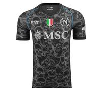 SSC NAPOLI Halloween Jersey T-Shirt, Black, M