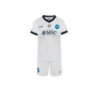 SSC NAPOLI Season 23/24 Infant Away Race Set, Junior Unisex Child, White, 12 Months