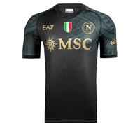 SSC NAPOLI Season 23/24 Unisex Adult Jersey T-Shirt Black