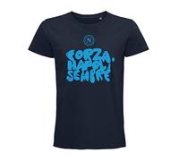 SSC NAPOLI T-Shirt Forza Napoli Sempre, Blue Navy, XX-Large