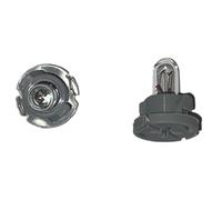 SSC Slot Car Easy Fit Light Bulbs in Holder Compatible for Scalextric Slot Car Models, Mondeo, Audi, BMW etc. Spares, Toy DIY Parts Accessories Set of 2