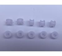 SSC Slot Car Nylon Axle Bushes/Bearings Compatible for Scalextric Slot Car Models, New and Old Cars Best Spares, Toy DIY Parts Accessories Set of 10