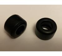 SSC Slot Cars 2 pcs Super Grip Replacement Car Tyres/Tires Set Accessory, Large Slicks Spares Compatible for - Scalextric Porsche 911, TR7, BMW 3.0csl rear, Pontiac, old F1 rears etc. 14mm Wide
