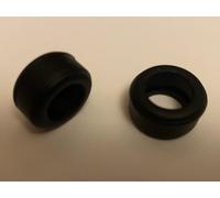 SSC Slot Cars 2 pcs Super Grip Replacement Car Tyres/Tires Set Accessory, Small Slicks Spares Compatible for Scalextric Metro, Mini, Escort, Datsun 260z, Maestro, Old F1 Fronts, etc. 9mm Wide