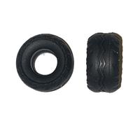SSC Slot Cars 2 pcs Super Grip Replacement Car Tyres/Tires Set Accessory, Toy Car Tyre Compatible for - Scalextric 4 X 4 Datsun Pick-Up Truck 13.5mm Wide