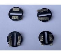 SSC Slot Cars Replacement Spares 4 Easyfit Disc Eyelet Car Guide Blades Compatible for Scalextric Slot Cars Models, Toy DIY Parts Accessories