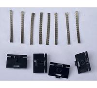 SSC Slot Cars Replacement Spares Micro 4 Car Guide Blades with Braids Compatible for Scalextric Slot Cars Models, Toy DIY Parts Accessories