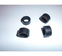 SSC Slot Cars Super Grip Replacement Car Tyres/Tires Set Accessory, Large GT Slicks Compatible for - Scalextric Gallardo Rear, F430 Rear, Start Car Rear, etc. 11mm Wide (10)