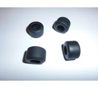 SSC Slot Cars Super Grip Replacement Car Tyres/Tires Set Accessory, Large Slicks Spares Compatible for - Scalextric Porsche 911, TR7, BMW 3.0csl rear, Pontiac, old F1 rears etc. 14mm Wide (4)