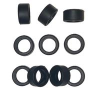 SSC Slot Cars Super Grip Replacement Car Tyres/Tires Set Accessory, Medium GT Slicks Compatible for - Scalextric Porsche 962, Jaguar XJ220, Audi TT, Nissan 350z, Porsche 997 etc. 10mm Wide (10)