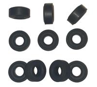 SSC Slot Cars Super Grip Replacement Car Tyres/Tires Set Accessory, Power Sledge Rears Compatible for - Scalextric C5, C6, C8, C9 Powersledge Car Rears etc. 12mm Wide (20)