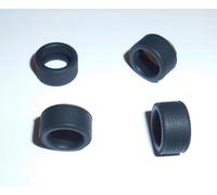 SSC Slot Cars Super Grip Replacement Car Tyres/Tires Set Accessory, Rally Fronts Compatible for Scalextric Saloon Cars Fiesta XR2, Ferrari F40 Front, Lamborghini Diablo etc. 8.5mm Wide (2)