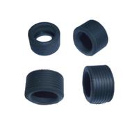 SSC Slot Cars Super Grip Replacement Car Tyres/Tires Set Accessory, SCX Rally Rears Compatible for - Scalextric Saloon Cars Ferrari GTO Rear, BMW M1 Rear, Lancia 037 Rear etc. 11mm Wide (2)