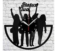 SSCLOCK Status Quo Vinyl Wall Clock Wall Clock Art Deco Original Gift Retro Wall Art Design