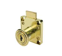 Sscon 1Sets Cabinet Drawer Lock with Keys Different Home Office School File Storage Furniture Locks Cabinet Hardware, Model Type 138-22,Gold