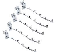 Sscon 5Pcs Wall Mount Clothes Hangers Coat Diaplay Hooks Clothing Hangers Closet Storage Organizers 7.87"/20cm Long