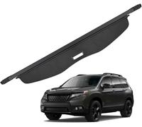 SSCOR Car Retractable Rear Trunk Parcel Cover for Passport 2019-2023,Roller Blind Shelves Luggage Shade Shield,Cargo Security Cover Boot Load Curtain Protection