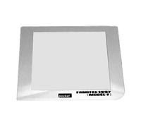 Sscreen lens replacement cover for Game Boy Pocket Nintendo reproduction limited edition Famitsu Model F | ZedLabz/Chrome silver