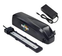 SSCYHT 36V10Ah, 48V 10Ah 12.8Ah 14Ah Lithium Ebike Battery 36V 10Ah 13Ah 15Ah 17.5Ah External Downtube Li-ion Battery Pack with Charger and 5Pins Discharge Base