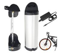 SSCYHT 36V14AH, Water Bottle Shape Electric Bike Battery 36V 10.4AH 11.6AH 12AH 12.8AH 13AH 14AH Replacement Lithium-ion Battery Pack with Charger for 0-500W Bicycle Motor Modified Kit